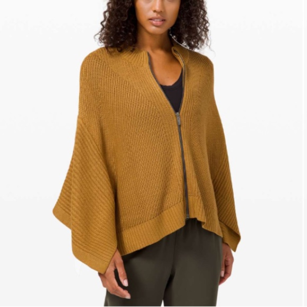 Lululemon Softer Still Cashmere Blend Women's Spiced Bronze Wrap M/L